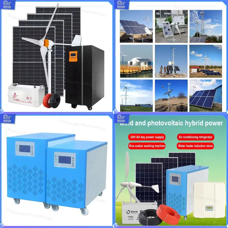Wind Solar Hybrid Kit - نظام توليد طاقة هجين من الرياح