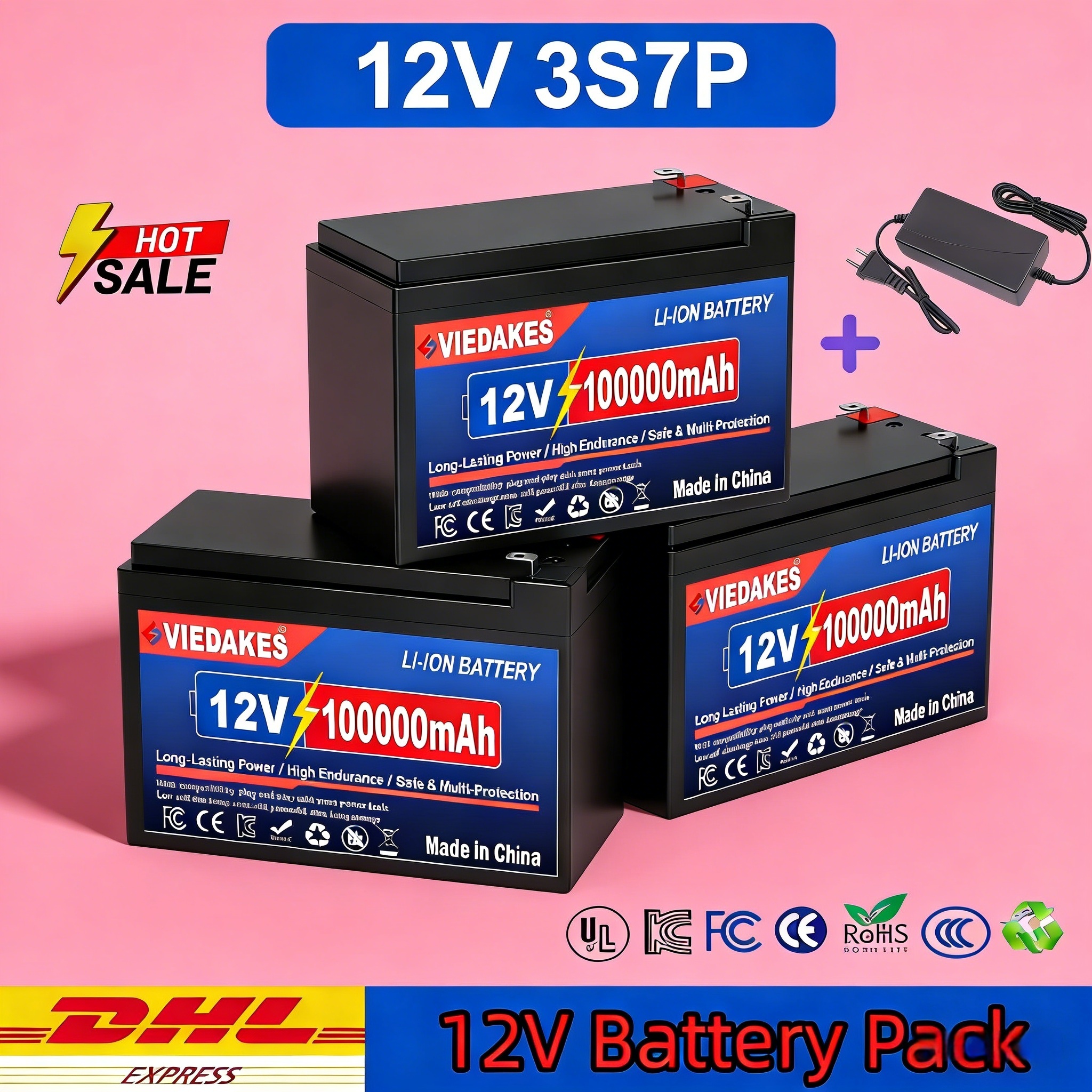 Lifepo4 Battery Pack - حزمة بطارية 12 فولت قابلة لإعادة