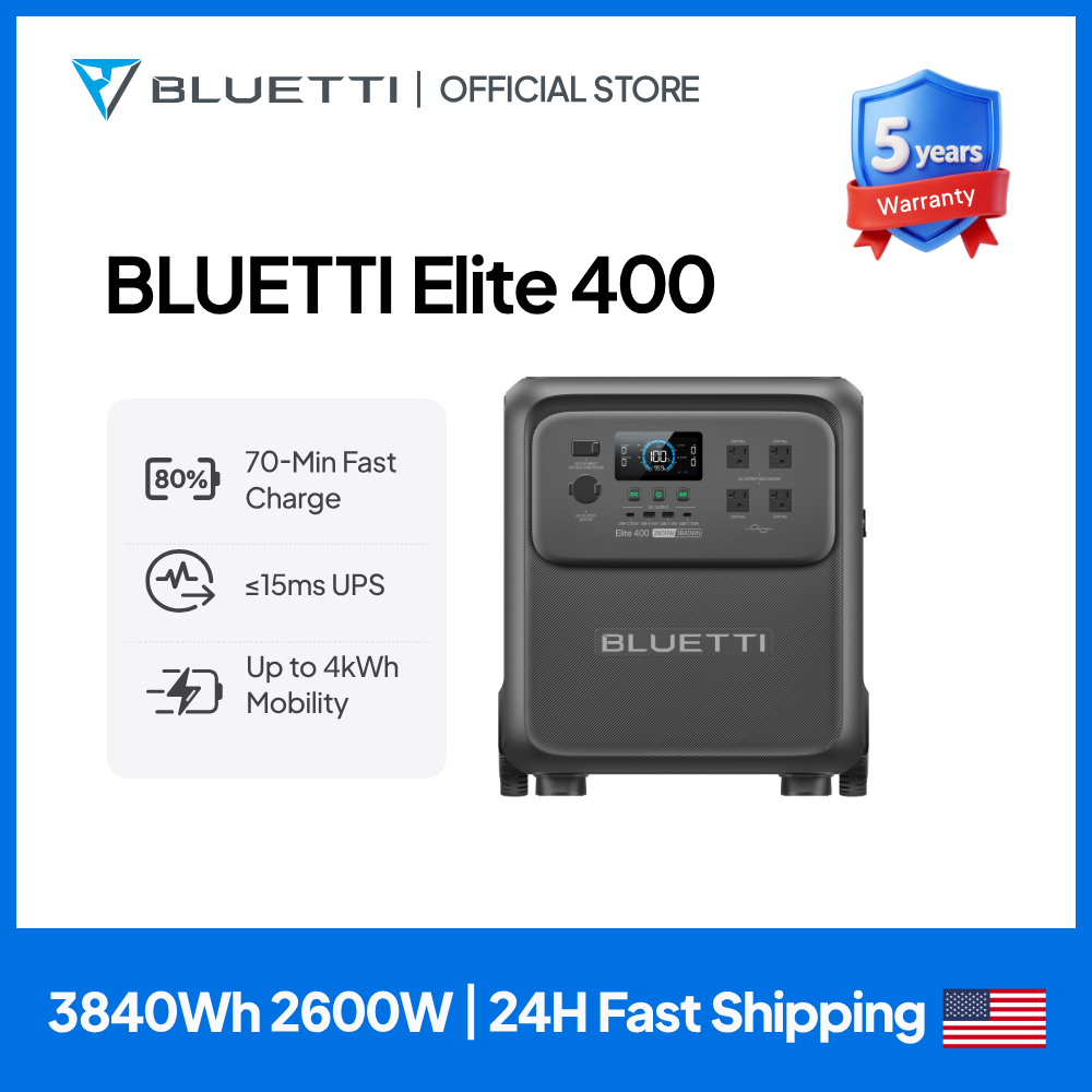Lifepo4 Battery Pack - محطة طاقة شمسية BLUETTI Elite 400