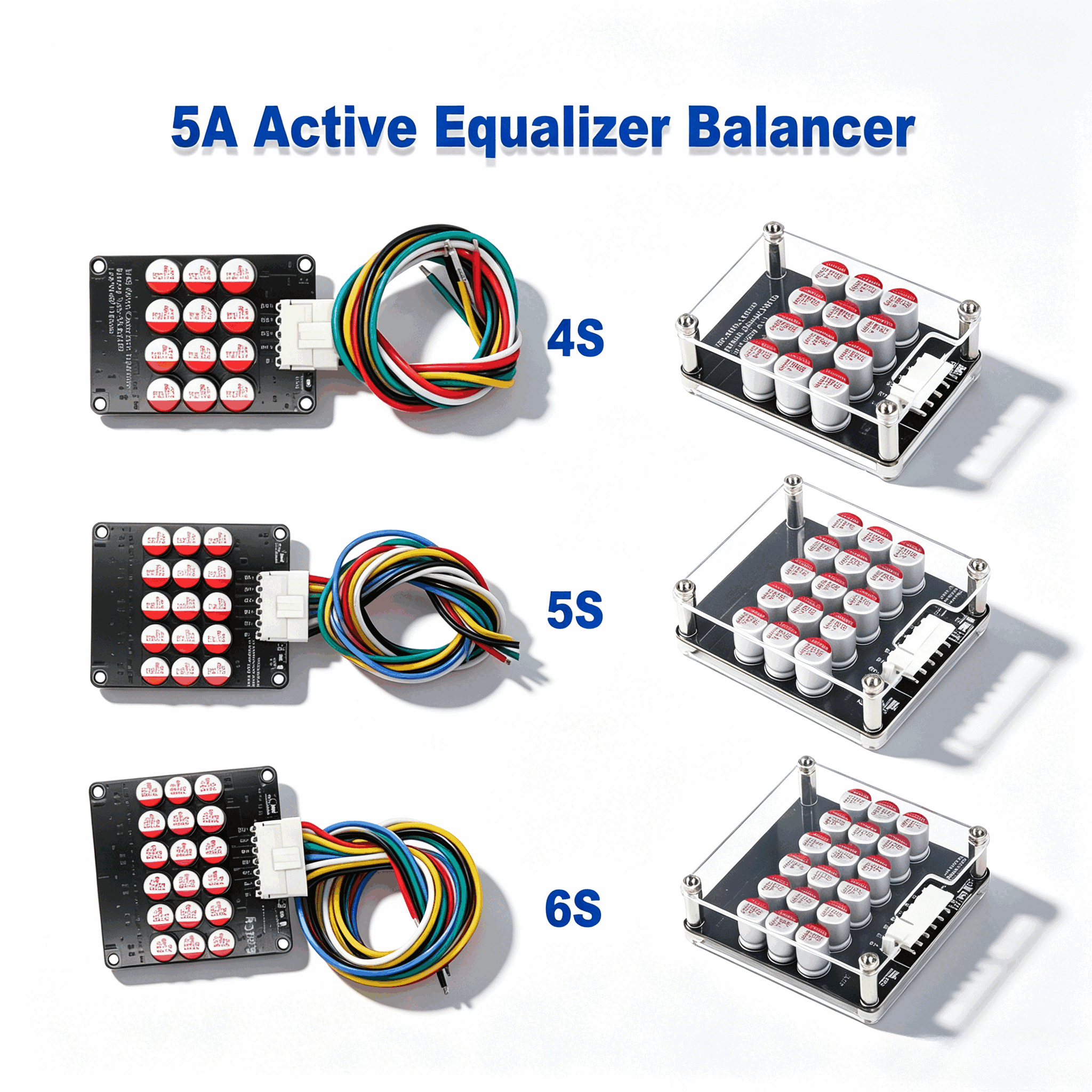 Lifepo4 Battery Pack - 1 قطعة موازن نشط 5A 4S
