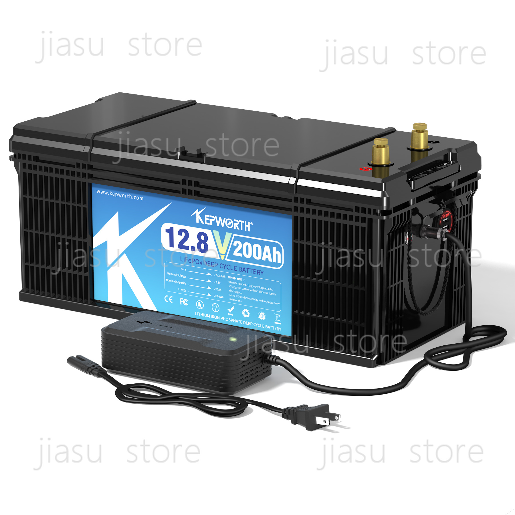 بطارية ليثيوم فوسفات 12 فولت ب - مراجعة Lifepo4 Battery Pack وسعره