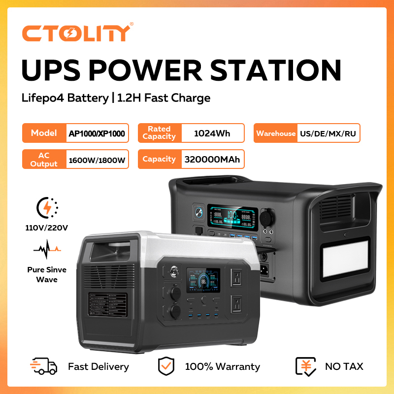 محطة طاقة محمولة CTOLITY بقدرة - مراجعة Lifepo4 Battery Pack وسعره
