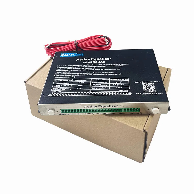 موازن نشط 5A 8A لبطاريات الليث - مراجعة Lifepo4 Battery Pack وسعره