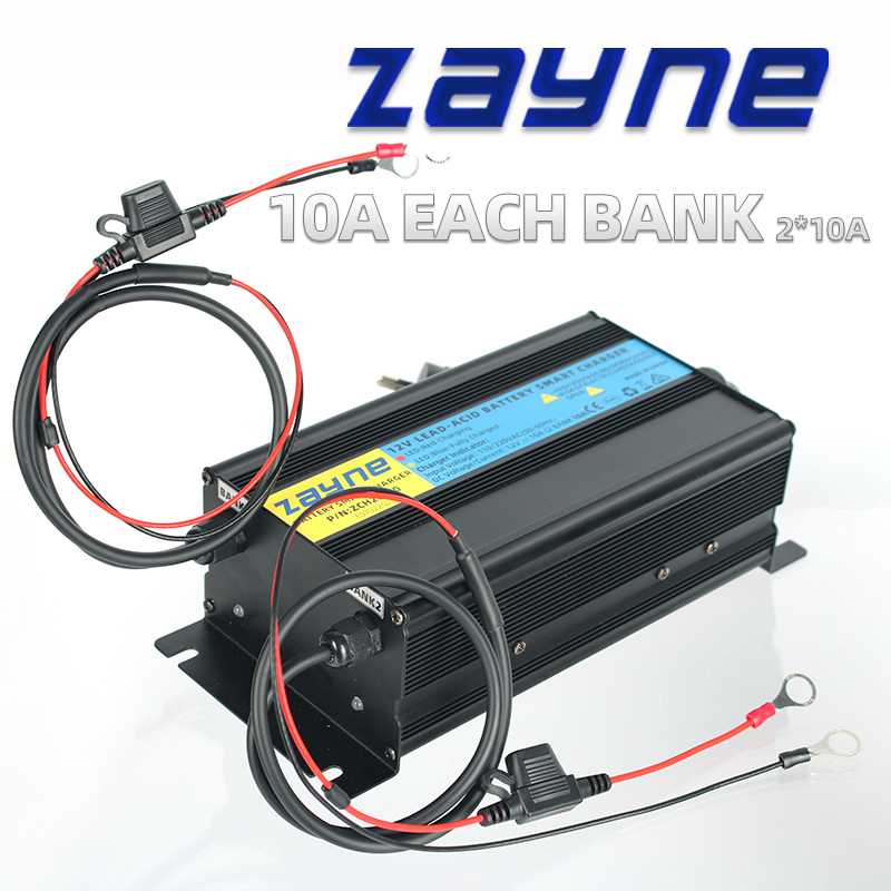 2-Bank 20A 10Amp لكل بنك 12 فو - مراجعة Agm Deep Cycle Battery وسعره