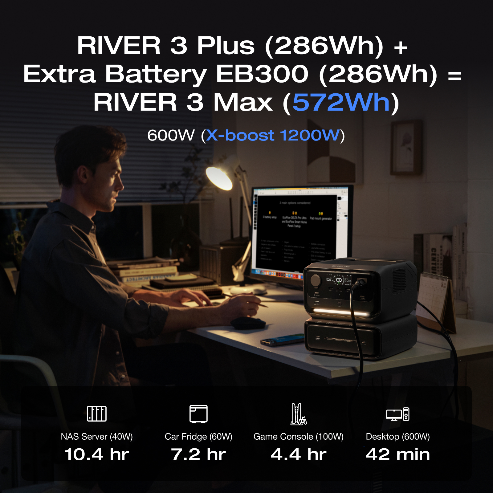 محطة طاقة محمولة ECOFLOW River - مراجعة Lifepo4 Battery Pack وسعره