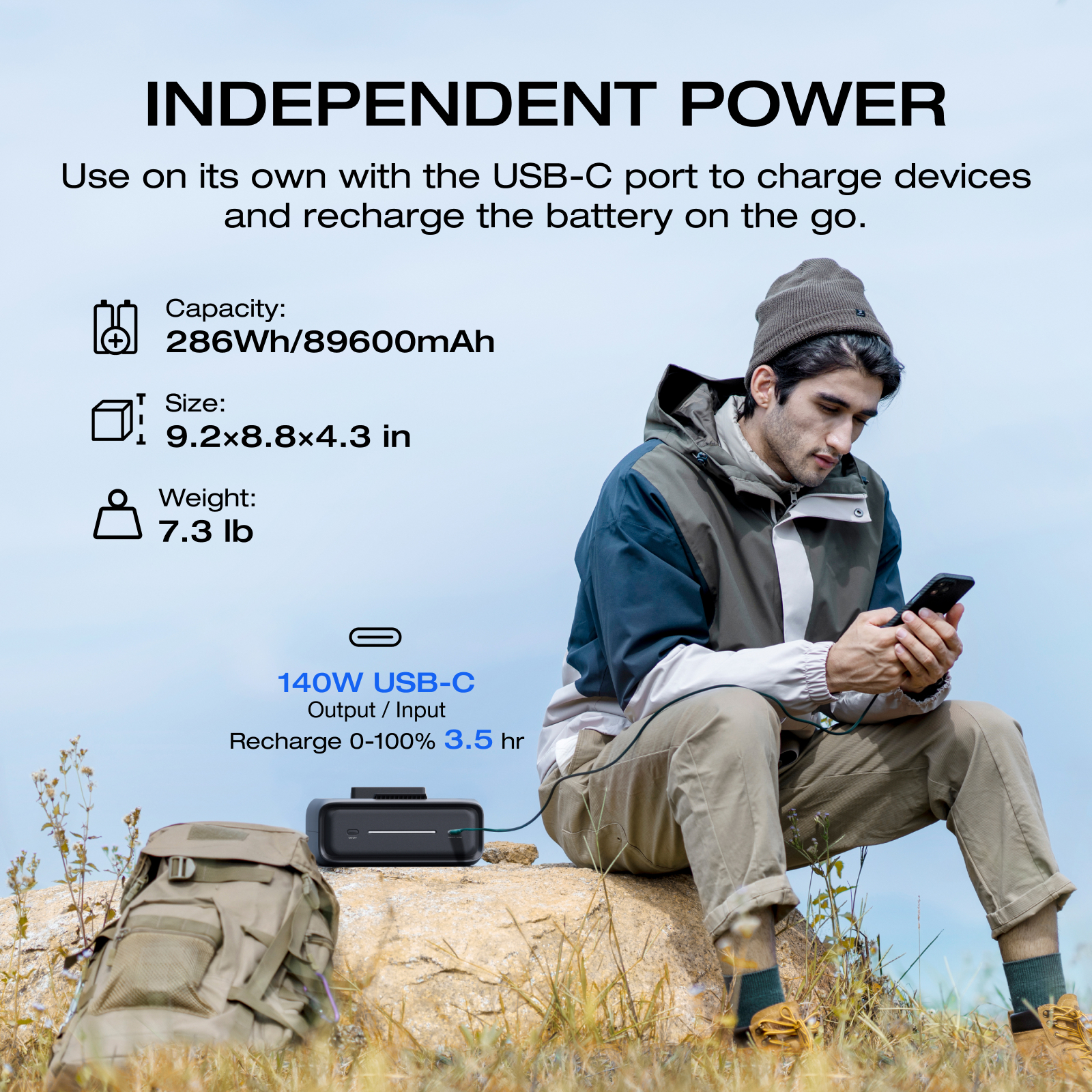 محطة طاقة محمولة ECOFLOW River - مراجعة Lifepo4 Battery Pack وسعره