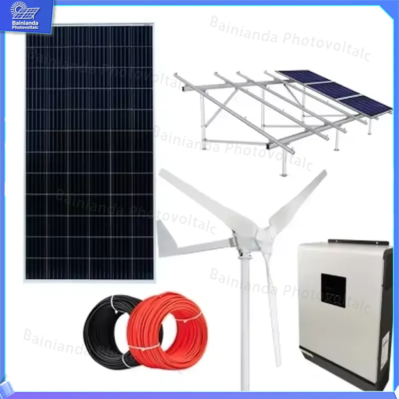 نظام طاقة هجين للرياح والطاقة  - مراجعة Wind Solar Hybrid Kit وسعره