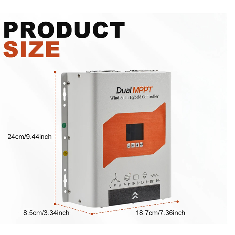 وحدة تحكم بالشحن MPPT لنظام هج - مراجعة Wind Solar Hybrid Kit وسعره