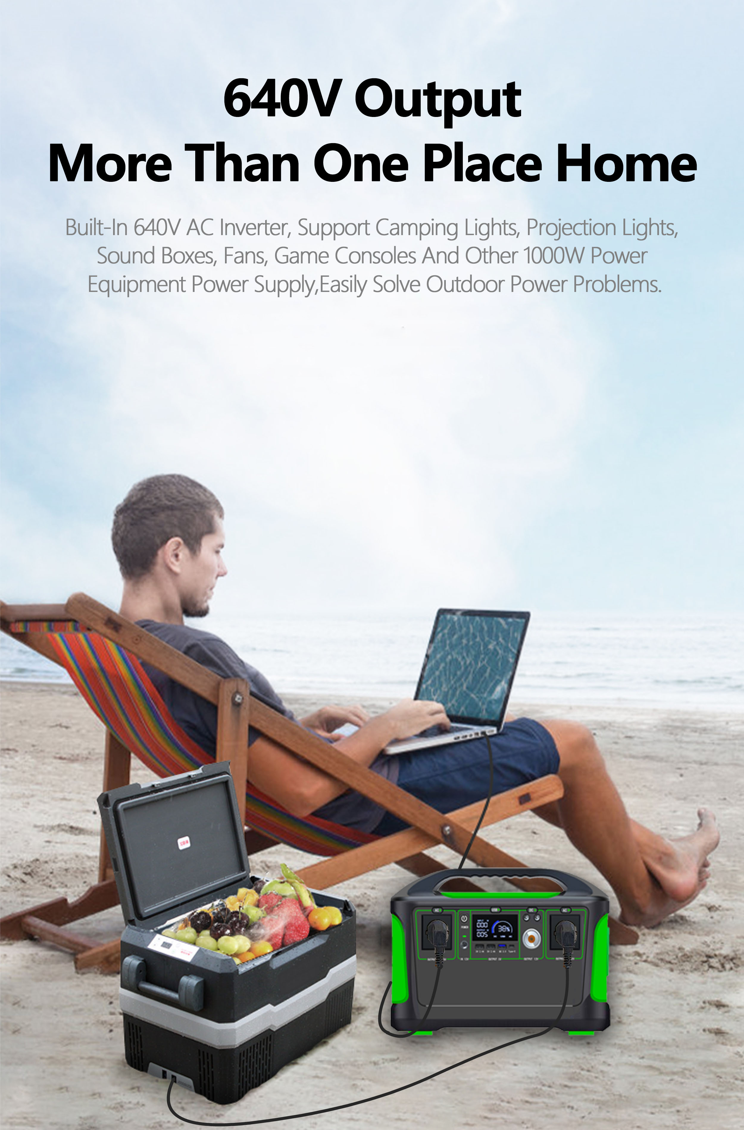 محطة طاقة محمولة متكاملة 600 و - مراجعة Lifepo4 Battery Pack وسعره