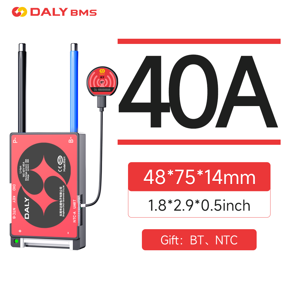 DALY Smart BMS 16S 60V 40A Li- - مراجعة Lifepo4 Battery Pack وسعره