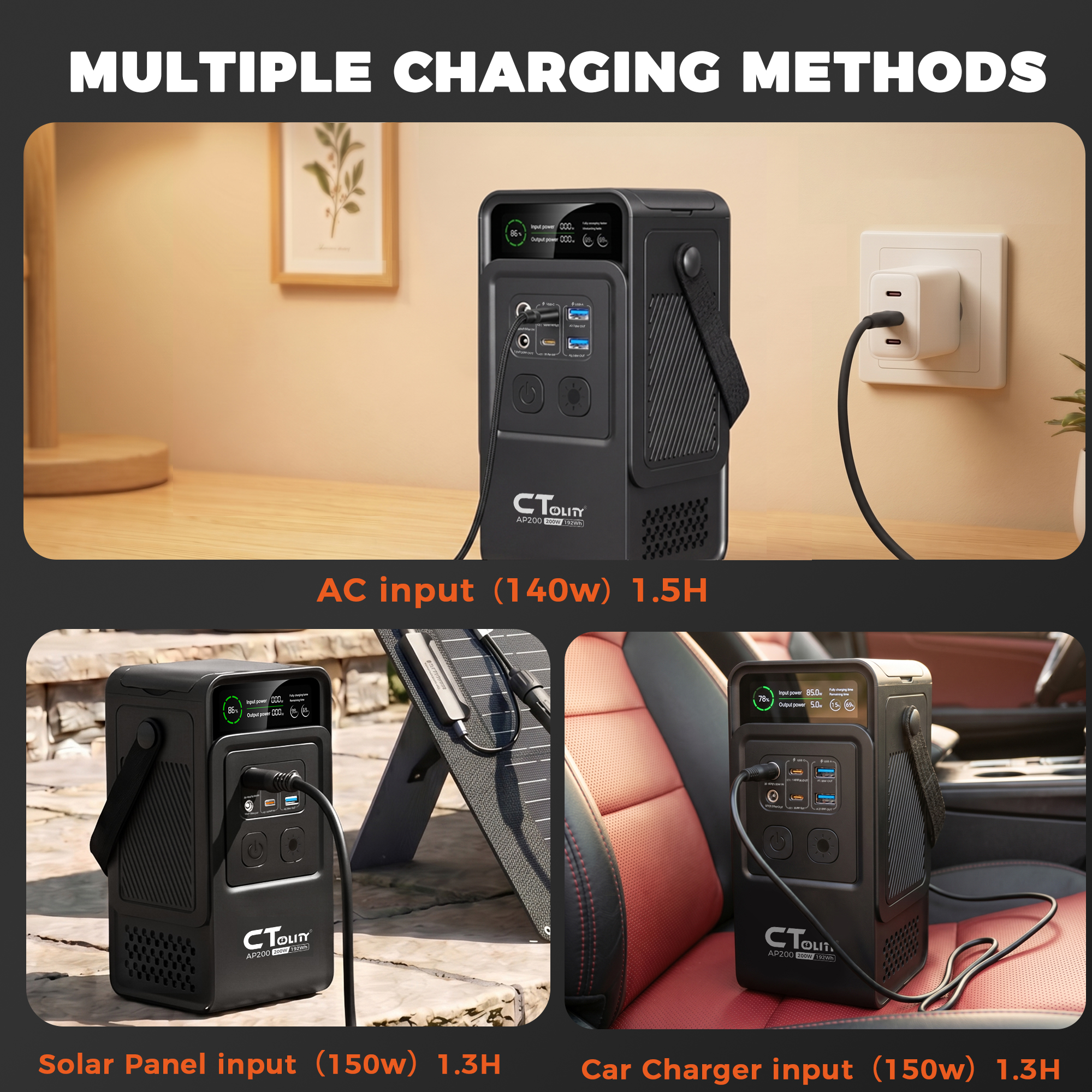 محطة طاقة محمولة CTOLITY AP200 - مراجعة Lifepo4 Battery Pack وسعره