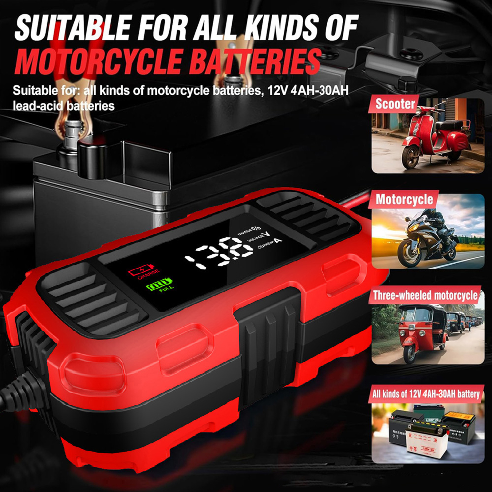 شاحن بطارية أوتوماتيكي ذكي 12  - مراجعة Agm Deep Cycle Battery وسعره